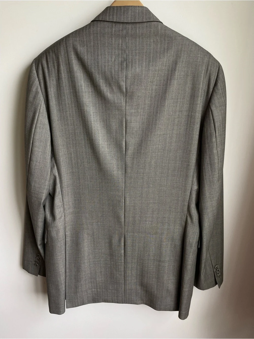 Jack Victor Loro Piana Zelander Wool Side Vent 2 Piece Suit 42/36